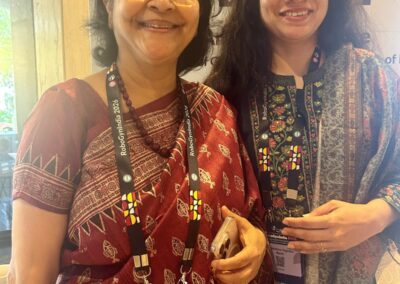 Dr Neelima Mantri with Dr Rooma Sinha at RoboGynIndia 2026